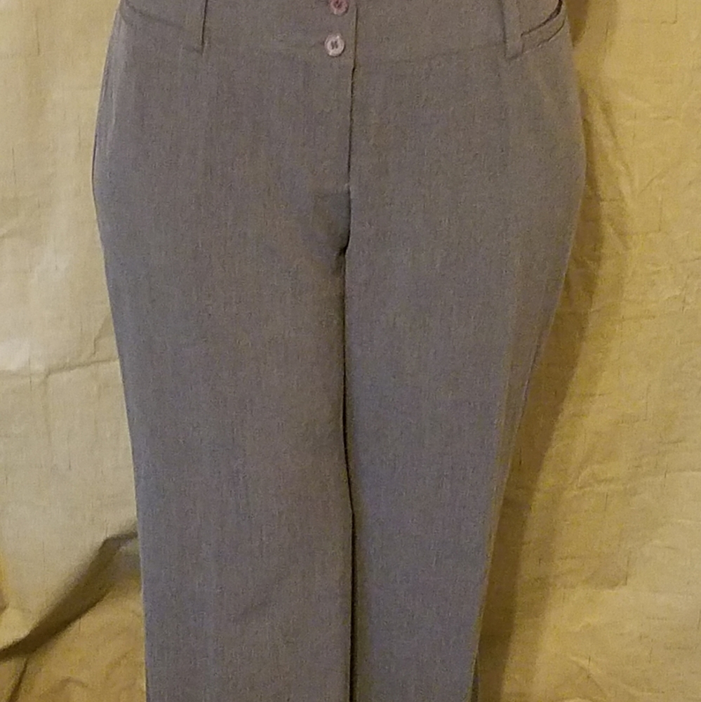 AB Studio Gray Dress Pants